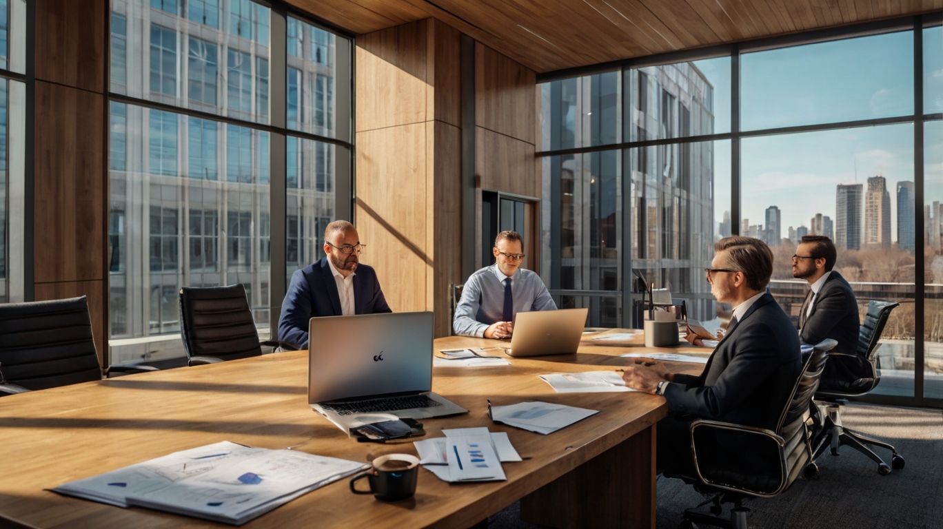 FinanzVision Team bei einer Beratung